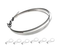 FUNNETOYU Flat Heating Strips for Vacuum Sealer Machine, 3mm X Replacement Heating Element 6 Clips, Shockproof Sealing Machine Repair Parts for Portable Food Vacuum Sealers