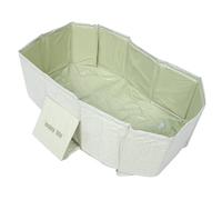 FUNNETOYU Foldable Bathtub with Dual Sitting and Reclining Modes for Newborns to Years Portable Soft Bath Tub for Home and Travel Lightweight Non-Slip Wash Tub