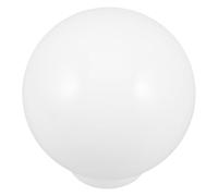 FUNNETOYU Glass Globe Light Shade Replacement for Table Lamps and Wall Sconces, 5.9" Round White Glass with Reverse Mouth Design, Stylish Modern Elegance for Home and Outdoor Use