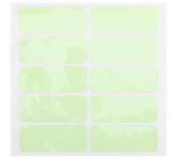 FUNNETOYU Glow in The Dark PVC Luminous Sticker Decal for Wall Light Switch, Self-Adhesive Night Glowing Nursery and Bedroom Decor, 1 Sheet 10 Pieces