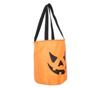 FUNNETOYU Glowing Pumpkin Bag for Halloween Lighted Pumpkin Candy Basket for Boys and Girls Trick-treating Halloween Party Supplies and Festive Decor