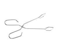 FUNNETOYU Grill Tong Medium Sturdy Food Tongs for BBQ Cooking Serving Buffet Salad Steak Charcoal Clamp Kitchen Utensils Heat Resistant Easy to Clean
