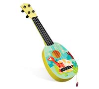 FUNNETOYU Guitar for Cartoon Graffiti Design Safe Plastic Ukulele for Beginners Instrument for Boys and Learning and Playing Fun