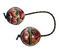 FUNNETOYU Hand-painted One-handed Musical Instrument Rhythm Sand Ball String, Cute Rhythmic Punching Ball for Drummers and Music Education, Assorted Styles Random Style