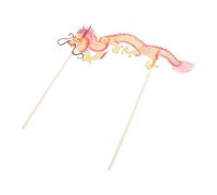 FUNNETOYU Handmade Traditional Chinese Shadow Puppetry Craft Zodiac Dragon Puppet for Decor and Educational Play Vintage Mini Hand Puppet for Parties Festivals Early Learning and Cultural