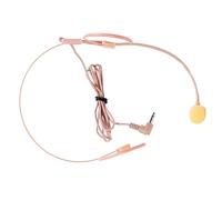 FUNNETOYU Headset Microphone Wired Head-Mounted Mic with Sound Amplification, Flexible Boom Microphone for Speaking and Singing, Portable ABS Microphone for Performers and Tour Guides