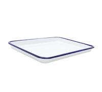 FUNNETOYU Heat Resistant Enamel Baking Tray Non Stick Oven Bake Pan Roasting Tray for Pizza and Multifunctional Cooking Easy Clean and Safe to Use