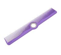 FUNNETOYU Heat Resistant Haircutting Comb with Flexible Rotating Shaft for Salon Styling, Professional Hairdresser Tool Made of Sturdy Tpr Material, Purple Hair Styling Comb for Hair Cutting
