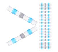 FUNNETOYU Heat Shrink Butt Wire Connectors Suitable for Industrial Control Systems 100pcs with Quick Soldering Design and Ip67 Waterproof Rating, Plastic Material and Marine Electrical