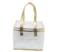 FUNNETOYU Insulated Grocery Tote Bag Portable Warmer with Zipper Leakproof Design for Cake Pizza Food Storage for Picnics Camping and Takeaway