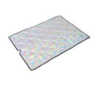 FUNNETOYU Insulated Refrigerator Cover Double Sided Design Rainproof Thermal Protector for Outdoor Indoor Use Fit Mini Fridge Chest Freezer Beverage Cooler