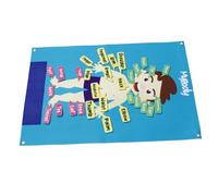 FUNNETOYU Interactive Large Felt Human Body Board Educational Activity Tool for Cognitive Development and Parent Interaction Fun Storytelling and Role Play Opportunities