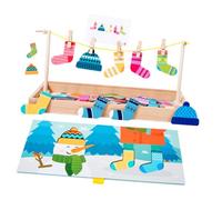 FUNNETOYU Interesting Cognition for Bright Colors Matching Plaything Enhances Creativity Brain Development Fine Motor Skills Educational Game