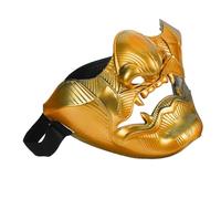 FUNNETOYU Japanese Hannya Mask Cosplay Half Face Theater Prop for Men Women Bright Color Decorative Mask for Halloween Party Stage Plays