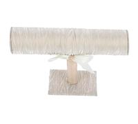 FUNNETOYU Jewelry Stand Bracelet Display Stand Wrinkle Fabric Lace Bangle Holder Organizer for Desktop Storage and Selling