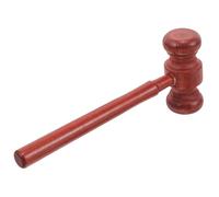 FUNNETOYU Judge Gavel Hammer for Cosplay and Auction Smooth Edged Law Plaything with Loud Knock for Halloween Birthday and Role Play Costumes