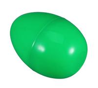 FUNNETOYU Jumbo Fillable Plastic Easter Eggs 30x20cm Green Faux Openable Egg Shells Storage Holder for Party Display