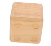 FUNNETOYU Large Wooden Dice for Outdoor Games Wood Dice for Lawn Activities for Parties and Festivals Lightweight and