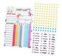 FUNNETOYU Magnetic Dinosaur Reward Chart for Teens Weekly Household Behavior Planner with Stickers Convenient Chore Tracker for Positive Habit Building and Responsibility