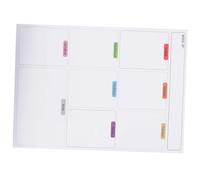FUNNETOYU Magnetic Dry Erase Refrigerator Menu Board Weekly Meal Planner with Smooth Writable Surface Reusable Fridge Sticky Boards for Kitchen Organization and Meal Planning