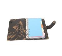 FUNNETOYU Marble Pattern Budget Binder Organizer with Leather Cover and Corner Protection Portable Money Saving Supplies for Daily Financial Planning Lightweight Cash and Expense Tracker for