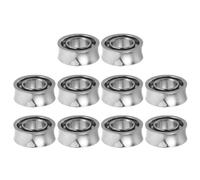 FUNNETOYU Metal Yo-yo Bearings Replacement Kit for Indoor Practice and Quiet Environments 10pcs with 10 Design U Shaped Stainless Steel , Efficient Wide Compatibility