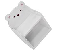 FUNNETOYU Mini Acrylic Bookshelf Dollhouse Furniture Tiny Bookcase for Home Decor Miniature Shelf Adornment Suitable for Dollhouse Accessories and Mini Furniture Collections