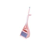 FUNNETOYU Mini Broom and Dustpan Set, Red Pp Material Cleaning with Educational Features, for Housekeeping and Family Obligations