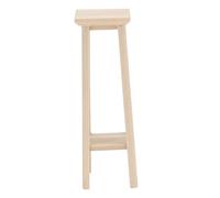FUNNETOYU Mini Furniture Micro High Stool Model for Dollhouse Adorn Accessory for Miniature House Safe Design for Play and DIY Projects