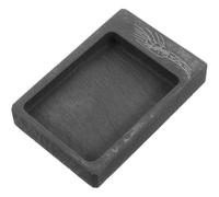 FUNNETOYU Mini Inkstone for Calligraphy and Drawing, Portable Square Ink Slab for Writing Practice, Student Calligraphy Accessory for Traditional Chinese Painting and Ink Grinding