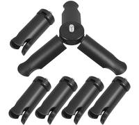 FUNNETOYU Mini Portable Camera Tripod Stand with 1/4-inch Screw Mount, Foldable Plastic Camera Mount for Dslr and Smartphone Photography, Travel-friendly Black Tripod Accessory