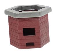 FUNNETOYU Miniature Ceramic Stove Kitchen Simulation Accessory Realistic Mini House Ornament Decorative Plaything for Dollhouse Scenes and Model Lovers