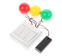 FUNNETOYU Montessori Busy Board Sensory Toys Led Light Switch Fidget Board for Boys and Girls Year Old Learning Toys Diy Parts and Control Panel