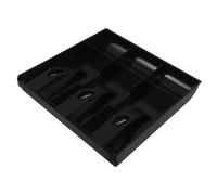 FUNNETOYU Multi Compartment Cash Register for Small Business Bill and Coin Compartments Clip for Money Storage for Stores Shops and Cashier Checkout