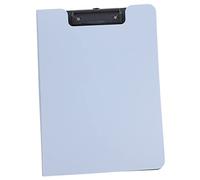 FUNNETOYU Multi Function Document Storage Clipboard Light Blue Paper File Organizer Writing Board for Office Students Teachers with Solid PP Material and Protective Clip