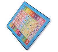 FUNNETOYU Multifunctional Learning Tablet with Interactive Touch Screen Alphabet and Number Recognition Early Education Device for Boys and Cognitive Plaything with Letter Sounds for