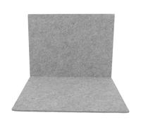 FUNNETOYU Non-Slip Felt Puzzle Mat 23.6X15.7" Light Grey Tilted Puzzle Board for 500 Pieces with Storage Pad Suitable for Indoor Sorting and Assembly