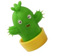 FUNNETOYU Novelty Cactus Shaped Squeeze Tpr Material Portable Stress Relief with Spikes Finger Sensory Hand Decompression and Adults