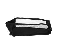 FUNNETOYU Oxford Stroller Bottom Basket Organizer Bag Dustproof Pushchair Storage Pouch with Capacity Easy to Attach Nursery Stroller Mesh Cargo Net for Double Front Frame Models
