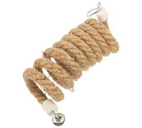 FUNNETOYU Parrot Rope for Cage Hanging Bird Rope and Metal Materials Sturdy Design to Exercise Leg Muscles Suitable for Home Decoration and Multiple Places