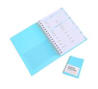 FUNNETOYU Password Book with Alphabetical Tabs Spiral Bound Notebook for Passwords and Addresses Bleed Resistant Paper Organizer with Dual Function Pages for Notes for Seniors and Daily Use