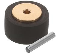 FUNNETOYU Pinch Roller Cassette Tape Recorder Replacement Copper Wheel with Axle for Radio Audio Deck Maintenance Repair