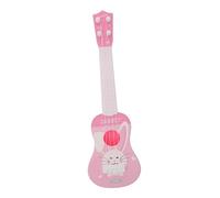 FUNNETOYU Plastic Cartoon Rabbit Guitar for String Early Educational Musical Instrument Easy to Hold Childrens Music Instrument for Indoor Play and Brain Development