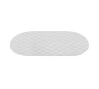 FUNNETOYU Portable Diaper Changing Pad Waterproof and Reusable with Absorption Made of Cotton, Polyester, and TPU for Home and Travel Use Oval Shape for Newborns