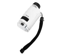FUNNETOYU Portable Microscope for Early Learning with Handheld Design and LED Light Educational Science Experiment Tool for Childrens Cognitive Development and Outdoor Exploration