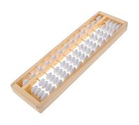 FUNNETOYU Portable Wooden Student Calculating Abacus Educational Math for Arithmetic Learning and Hand-eye Coordination Development Random Color
