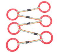 FUNNETOYU Preschool Boys and Girls Walking Assistant Rope Round Handle, Easy to Grip Polyester and Plastic Outdoor Walking Rope for Group of Children Crossing The Road Safety