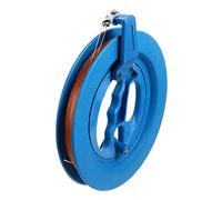 FUNNETOYU Professional Abs Plastic Kite Winder Blue Non Bearing Wheel with Line Comfortable Grip Flying Tool for Adults and Outdoor Beach Kite Flying Random Color