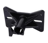 FUNNETOYU Professional Tripod Speaker Stand Hanging Tray Bracket, Plastic Material for Heavy Duty Use on Stage, Black Frame Holder for Speakers