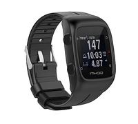 FUNNETOYU Protective Case for Fitness Tracker Scratch Resistant Silicone Cover Ultra Thin Durable Shell Flexible Bumper with Precise Black